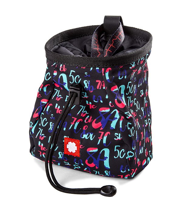 Ocún pytel na magnezium Lucky + Belt, černá/mix barev